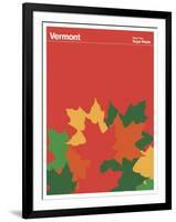 State Poster VT Vermont-null-Framed Giclee Print