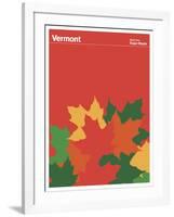 State Poster VT Vermont-null-Framed Giclee Print