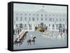 State Procession Leaving Buckingham Palace-Vincent Haddelsey-Framed Stretched Canvas