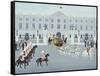 State Procession Leaving Buckingham Palace-Vincent Haddelsey-Framed Stretched Canvas