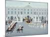 State Procession Leaving Buckingham Palace-Vincent Haddelsey-Mounted Giclee Print