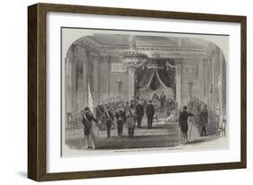 State Reception of the Greek Deputation by the King of Denmark-null-Framed Giclee Print