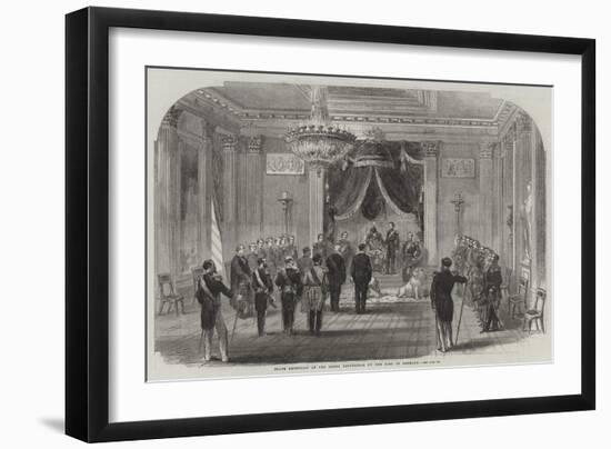 State Reception of the Greek Deputation by the King of Denmark-null-Framed Giclee Print