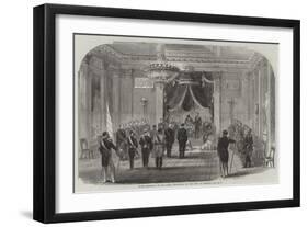 State Reception of the Greek Deputation by the King of Denmark-null-Framed Giclee Print
