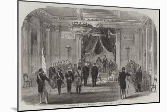 State Reception of the Greek Deputation by the King of Denmark-null-Mounted Giclee Print
