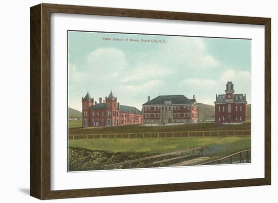 State School of Mines, Rapid City, South Dakota-null-Framed Art Print