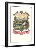 State Seal, Oro Y Plata-null-Framed Art Print