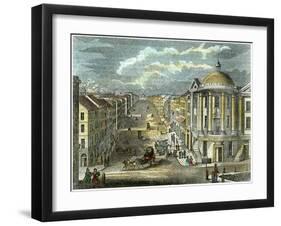 State Street, Albany, New York, USA, C1835-null-Framed Giclee Print