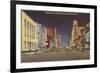 State Street at Night, Erie, Pennsylvania-null-Framed Art Print