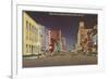 State Street at Night, Erie, Pennsylvania-null-Framed Premium Giclee Print