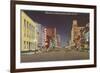 State Street at Night, Erie, Pennsylvania-null-Framed Premium Giclee Print