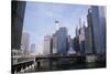 State Street Bridge Over Chicago River, Chicago, Illinois, USA-Jenny Pate-Stretched Canvas
