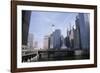 State Street Bridge Over Chicago River, Chicago, Illinois, USA-Jenny Pate-Framed Photographic Print