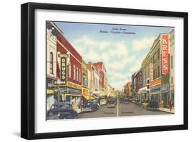 State Street, Bristol, Virginia and Tennessee-null-Framed Art Print