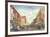 State Street, Bristol, Virginia and Tennessee-null-Framed Art Print