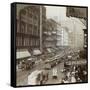 State Street, Chicago, Illinois, USA, 1908-Underwood & Underwood-Framed Stretched Canvas