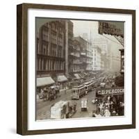 State Street, Chicago, Illinois, USA, 1908-Underwood & Underwood-Framed Giclee Print