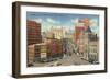 State Street from Plaza, Albany, New York-null-Framed Art Print