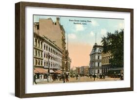 State Street, Hartford, Connecticut-null-Framed Art Print