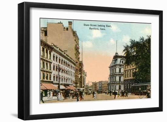 State Street, Hartford, Connecticut-null-Framed Art Print