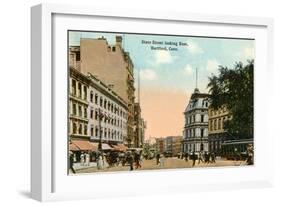 State Street, Hartford, Connecticut-null-Framed Art Print