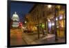 State Street in Downtown Madison, Wisconsin, USA-Chuck Haney-Framed Photographic Print