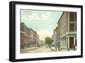 State Street, Montpelier, Vermont-null-Framed Art Print