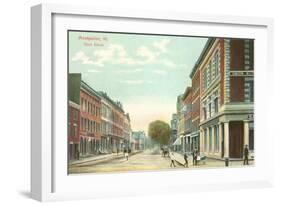 State Street, Montpelier, Vermont-null-Framed Art Print