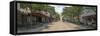 State Street movie theater and stores, Madison, Dane County, Wisconsin, USA-Panoramic Images-Framed Stretched Canvas