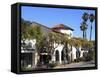 State Street, Santa Barbara, California, United States of America, North America-Wendy Connett-Framed Stretched Canvas