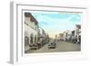 State Street, Santa Barbara, California-null-Framed Art Print