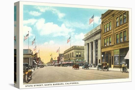 State Street, Santa Barbara, California-null-Stretched Canvas