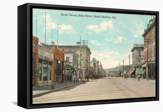 State Street, Santa Barbara, California-null-Framed Stretched Canvas