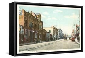 State Street, Santa Barbara, California-null-Framed Stretched Canvas