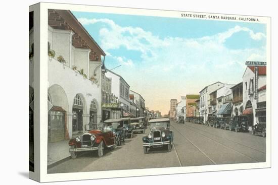 State Street, Santa Barbara, California-null-Stretched Canvas