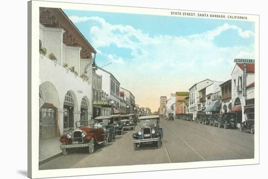 State Street, Santa Barbara, California-null-Stretched Canvas