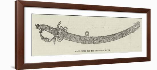 State Sword for the Emperor of Hayti-null-Framed Giclee Print