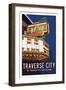 State Theater Poster-Michael Jon Watt-Framed Premium Giclee Print