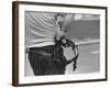 State Trooper Holding Burnt Cap of a Guard Taken Hostage During Riot at Attica State Prison-John Shearer-Framed Photographic Print