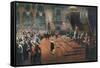 State Visit of Queen Victoria to the Glasgow International Exhibition, 22 August 1888-Sir John Lavery-Framed Stretched Canvas