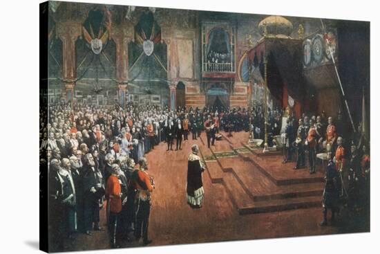 State Visit of Queen Victoria to the Glasgow International Exhibition, 22 August 1888-Sir John Lavery-Stretched Canvas