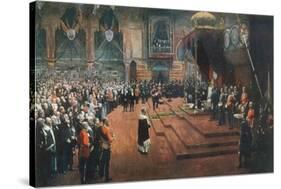 State Visit of Queen Victoria to the Glasgow International Exhibition, 22 August 1888-Sir John Lavery-Stretched Canvas