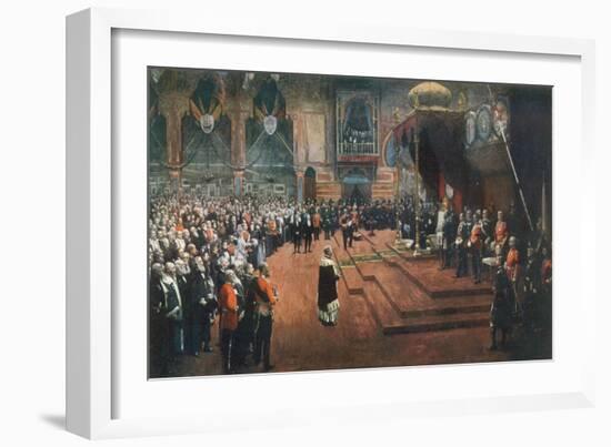 State Visit of Queen Victoria to the Glasgow International Exhibition, 22 August 1888-Sir John Lavery-Framed Giclee Print