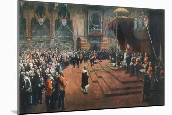 State Visit of Queen Victoria to the Glasgow International Exhibition, 22 August 1888-Sir John Lavery-Mounted Giclee Print