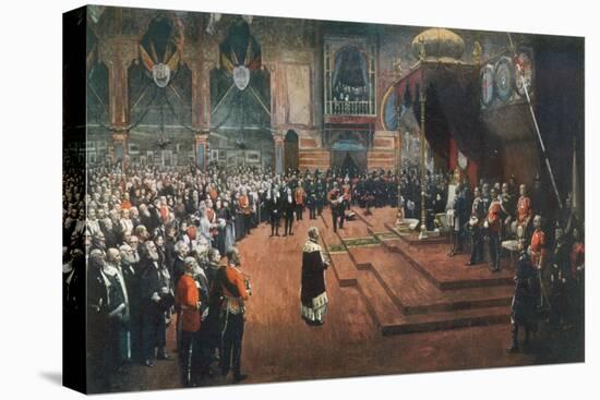 State Visit of Queen Victoria to the Glasgow International Exhibition, 22 August 1888-Sir John Lavery-Stretched Canvas