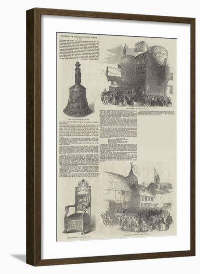 State Visit of the Lord Mayor of London to Rye-null-Framed Giclee Print