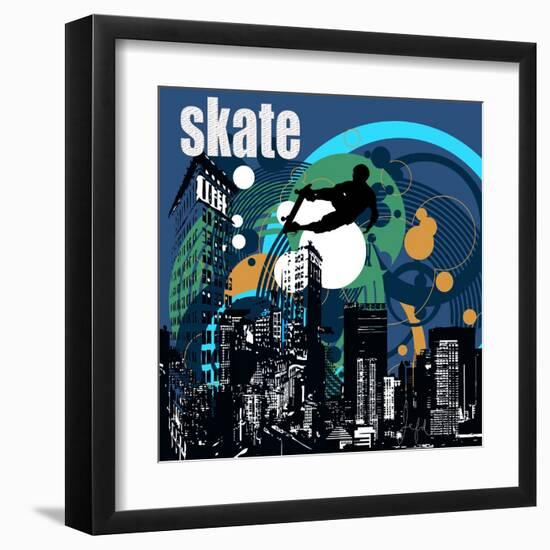 StateBoard Life-Jean-François Dupuis-Framed Art Print