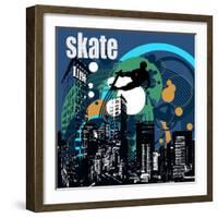 StateBoard Life-Jean-François Dupuis-Framed Art Print