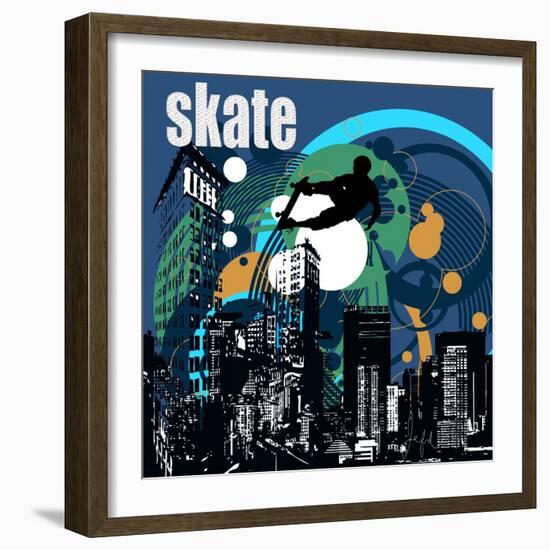 StateBoard Life-Jean-François Dupuis-Framed Art Print