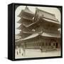 Stately Splendour of the Shitenno-Ji Temple, Osaka, Japan, 1904-Underwood & Underwood-Framed Stretched Canvas